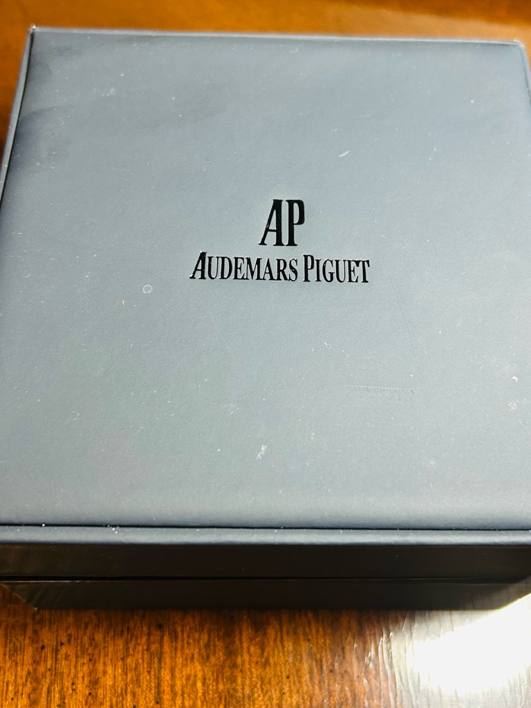 Audemars Piguet Black Watch And Presentation Box
